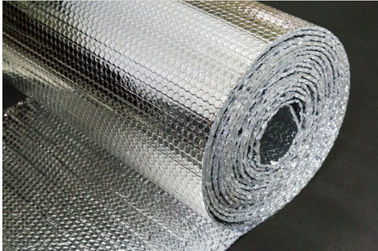 Double Bubble Aluminium Foil Roll 24h Moisture Permability Silver Color